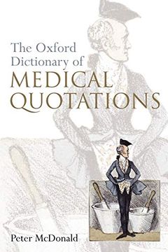 portada Oxford Dictionary of Medical Quotations (Oxford Medical Publications) 