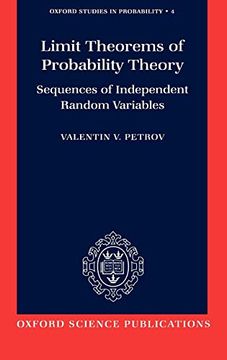 portada Limit Theorems of Probability Theory: Sequences of Independent Random Variables (Oxford Studies in Probability) (in English)