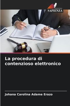 portada La procedura di contenzioso elettronico (in Italian)