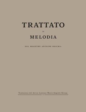 portada Trattato di Melodia del maestro Antoine Reicha (en Italiano)