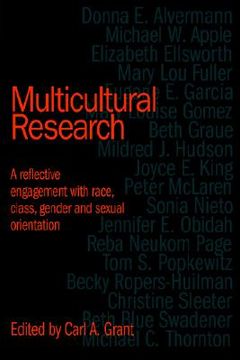 portada multicultural research: a reflective engagement with race, class, gender and sexual orientation (en Inglés)