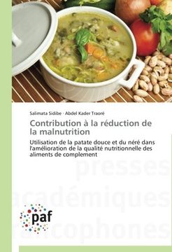 portada Contribution a la Reduction de La Malnutrition