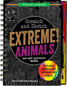 portada Scratch & Sketch Extreme Animals: An Art Activity Book (en Inglés)
