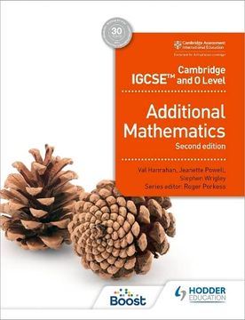 portada Cambridge Igcse and O Level Additional Mathematics Second Edition: Hodder Education Group (en Inglés)