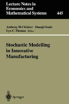 portada stochastic modelling in innovative manufacturing