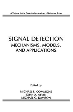 portada Signal Detection: Mechanisms, Models, and Applications (en Inglés)