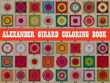 portada alexander girard coloring book [with stickers] (in English)