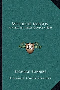 portada medicus magus: a poem, in three cantos (1836)