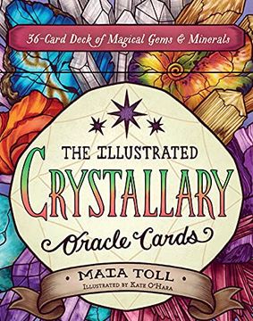 portada Illustrated Crystallary Oracle Cards: 36-Card Deck of Magical Gems & Minerals (Wild Wisdom) (en Inglés)