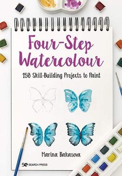 portada Four-Step Watercolour: 150 Skill-Building Projects to Paint (en Inglés)