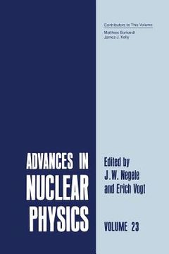 portada Advances in Nuclear Physics: Volume 23 (en Inglés)