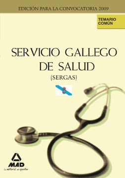 portada Servicio Gallego De Salud. Temario Común