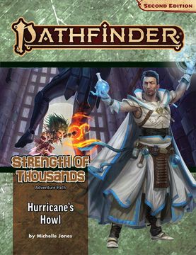 portada Pathfinder Adventure Path: Hurricane's Howl (Strength of Thousands 3 of 6) (P2) (en Inglés)