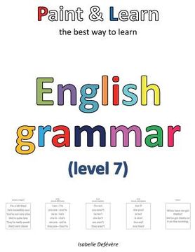 portada Paint & Learn: English grammar (level 7)