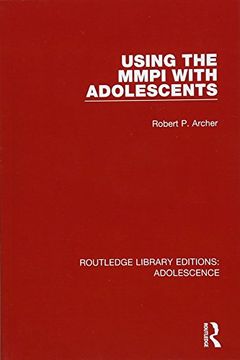 portada Using the Mmpi With Adolescents (in English)
