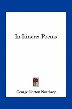 portada in itinere: poems (en Inglés)