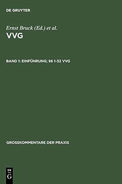 portada Einfuhrung; 1-32 Vvg (Grokommentare Der Praxis) (in German)