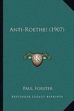 portada Anti-Roethe! (1907) (en Alemán)