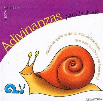portada Adivinanzas Para la Lluvia (in Spanish)