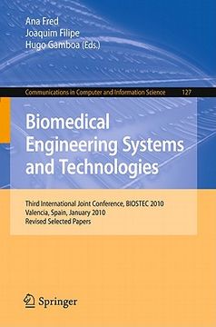 portada biomedical engineering systems and technologies: third international joint conference, biostec 2010, valencia, spain, january 20-23, 2010, revised sel
