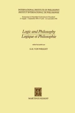 portada Logic and Philosophy / Logique Et Philosophie (in French)