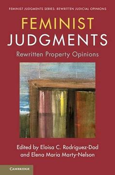 portada Feminist Judgments: Rewritten Property Opinions (Feminist Judgment Series: Rewritten Judicial Opinions) (en Inglés)