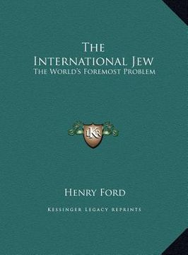 portada the international jew: the world's foremost problem (in English)