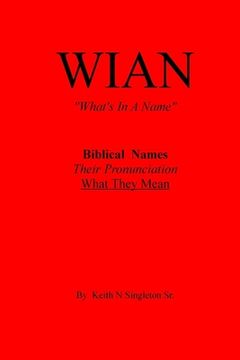 portada WIAN "Whats In A Name" (en Inglés)