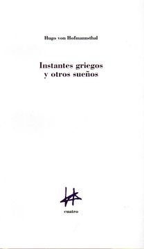 portada Instantes Griegos y Otros Sueños (in Spanish)