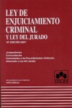 portada ley enjuiciamiento criminal 17ªed