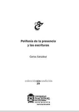 portada Polifonía de la presencia y las escrituras (Spanish Edition)