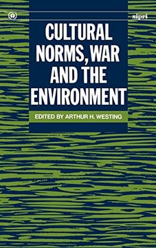 portada Cultural Norms, war and the Environment (Sipri Monograph Series) (in English)