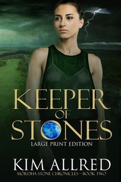 portada Keeper of Stones Large Print: Time Travel Adventure Romance