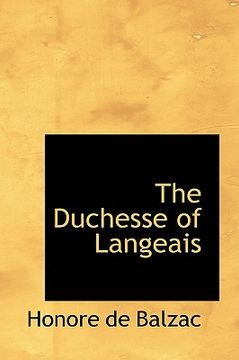 portada the duchesse of langeais (in English)