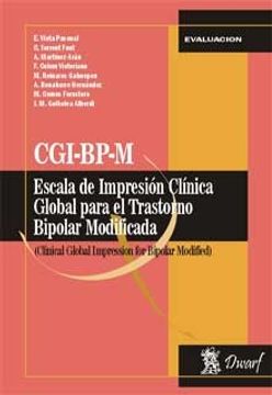 portada Cgi - Bp - M. Escala De Impresion Clinica Globalpara Trastorno Bipolar Modificada (e/c)