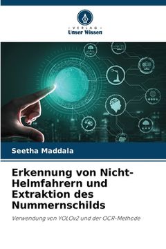portada Erkennung von Nicht-Helmfahrern und Extraktion des Nummernschilds (in German)