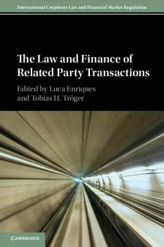 portada The law and Finance of Related Party Transactions (International Corporate law and Financial Market Regulation) (en Inglés)