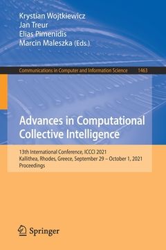 portada Advances in Computational Collective Intelligence: 13th International Conference, ICCCI 2021, Kallithea, Rhodes, Greece, September 29 - October 1, 202