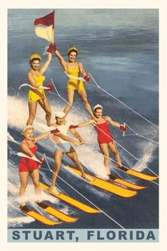 portada Vintage Journal Stunt Water Skiing, Stuart, Florida (en Inglés)