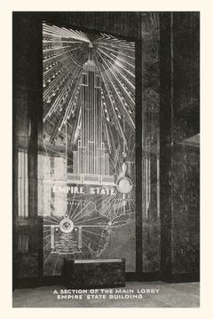 portada Vintage Journal Lobby, Empire State Building, Art Deco, New York City (en Inglés)