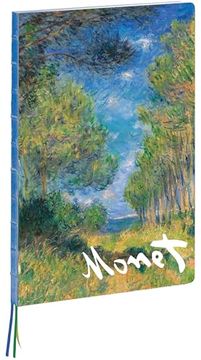 Pine Tree Path, Claude Monet a4 Notebook: Large Format Hardcover a4 Style Notebook With Special Features
