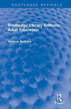 portada Routledge Library Editions: Adult Education (en Inglés)