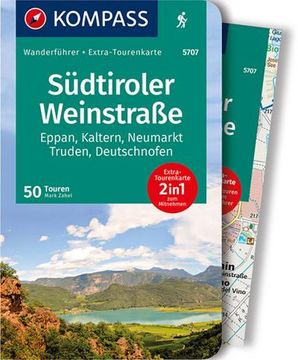 portada Kompass Wanderführer Südtiroler Weinstraße, 50 Touren (en Alemán)