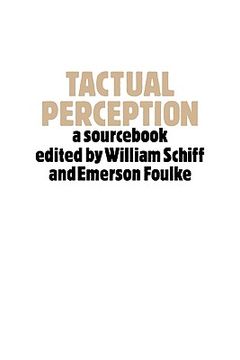 portada Tactual Perception Paperback 