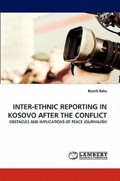 portada inter-ethnic reporting in kosovo after the conflict (in English)