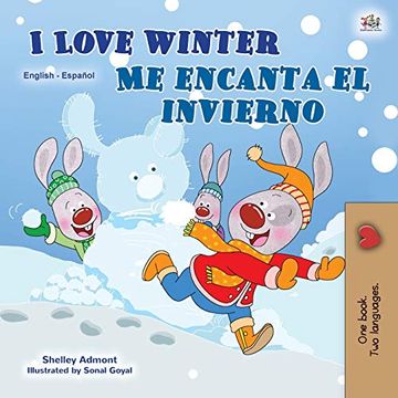 portada I Love Winter (English Spanish Bilingual Book for Kids)