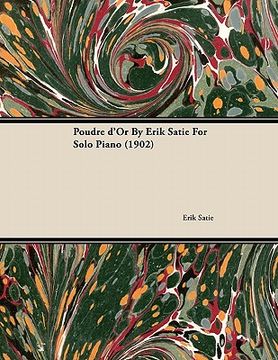 portada poudre d'or by erik satie for solo piano (1902) (en Inglés)