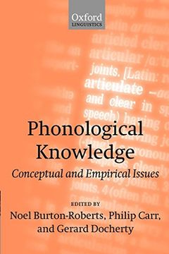 portada Phonological Knowledge: Conceptual and Empirical Issues 