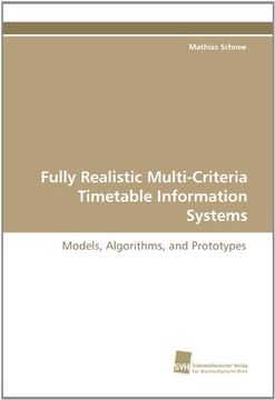fully realistic multi-criteria timetable information systems (en Inglés)
