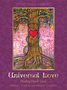 portada Universal Love - Special 20Th Anniversary Edition: Healing Oracle Cards - 45 Colour Cards With Gold Foil and 72-Page Guidebook set (in English)